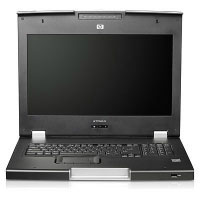 Teclado para montaje en bastidor de consola HP TFT7600 G2 KVM, monitor DE (AZ872A)